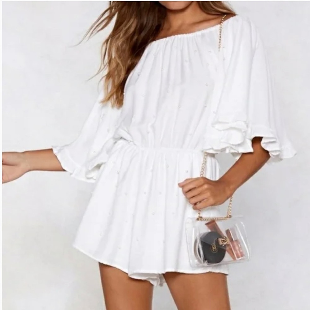 Nasty Gal Pearl Romper